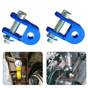 SOFEIYA Fits All Motorcycles Free Screws New Arrival Rear Shock Absorber Height Increaser Diameter 10MM Motorcycle Rear Shock Absorber, Blue